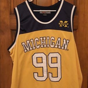 Michigan Wolverines Basketball Jersey Size XXL